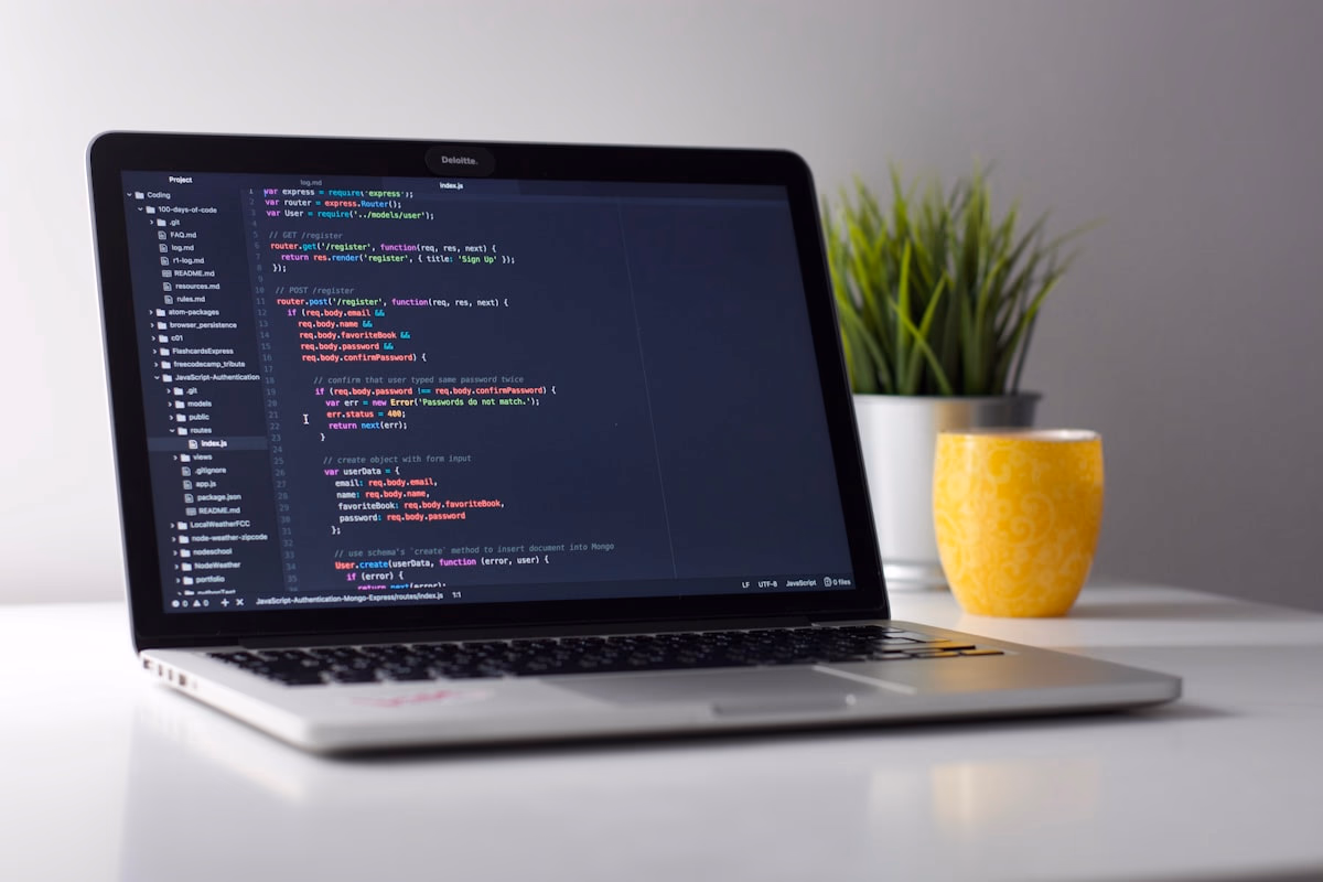 Developer debugging code on multiple screens